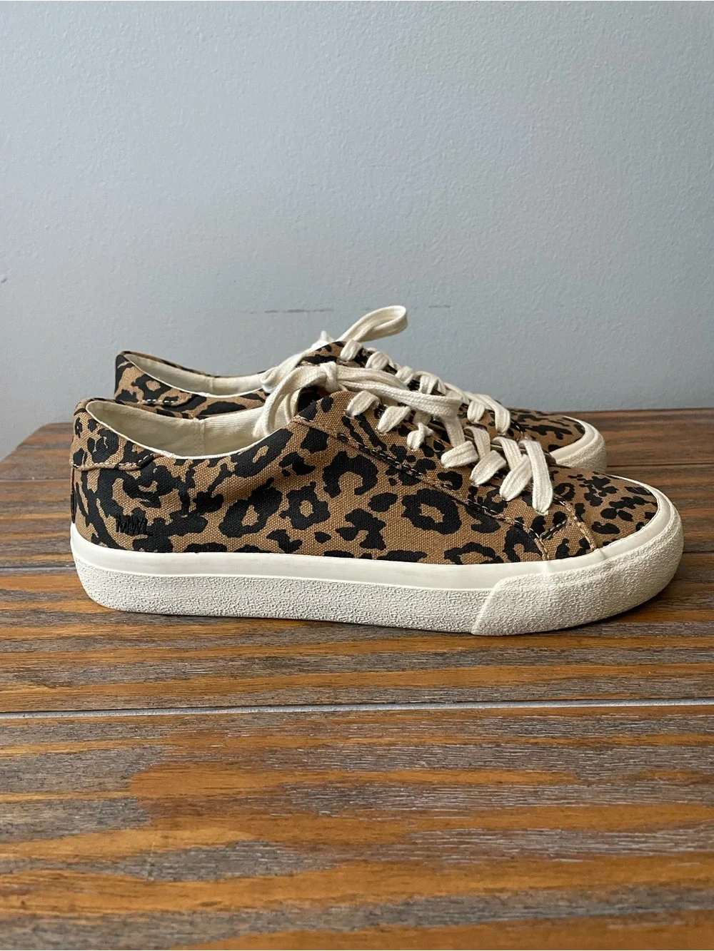 Madewell Sidewalk Low-Top Sneakers -  leopard print - sz 6